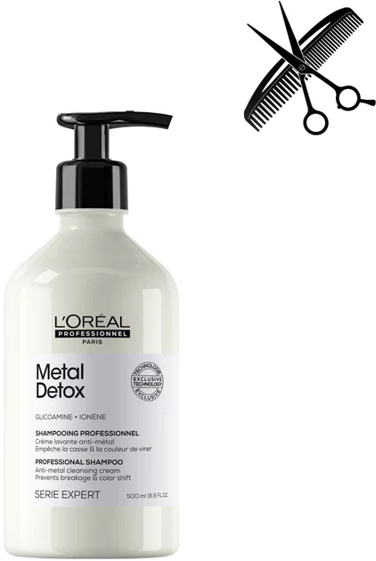 Шампунь для волосся L’Oreal Professionnel Paris Serie Expert Metal Detox для всіх типів волосся 500 мл - Фото 1 Шампунь для волосся L’Oreal Professionnel Paris Serie Expert Metal Detox для всіх типів волосся 500 мл - изображение 1