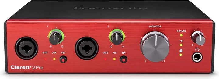 Interfejs audio Focusrite Clarett+ 2Pre (815301001416) - obraz 2