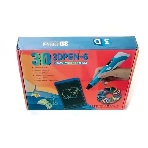 3D Ручка 3d Pen-6 с дисплеем и регулировкой температуры 0,7 мм - изображение 2