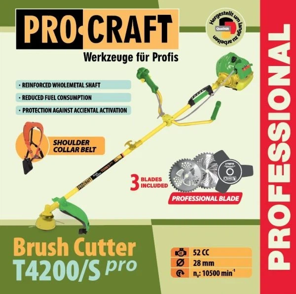 Коса бензинова Procraft T4200/S Pro - Фото 2 Коса бензинова Procraft T4200/S Pro - зображення 2