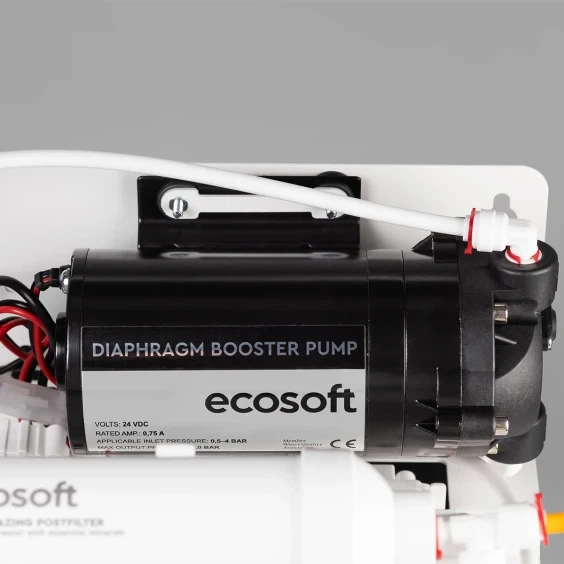 Фильтр обратного осмоса Ecosoft Standard 5-50P PRO с помпой и минерализатором, дренаж 1:2 (MO550MPECOSTD) - изображение 10