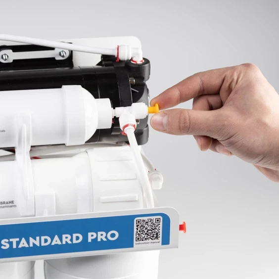 Фильтр обратного осмоса Ecosoft Standard 5-50P PRO с помпой и минерализатором, дренаж 1:2 (MO550MPECOSTD) - изображение 15