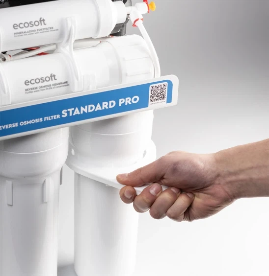 Фильтр обратного осмоса Ecosoft Standard 5-50P PRO с помпой и минерализатором, дренаж 1:2 (MO550MPECOSTD) - изображение 18