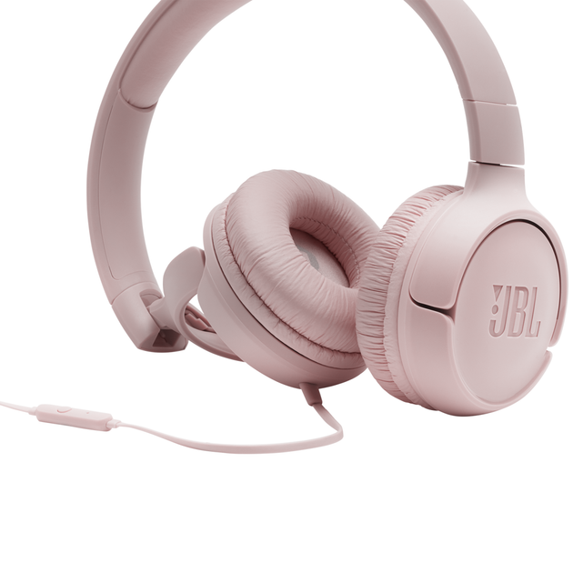Дротові навушники JBL Tune 500 (JBLT500PIK) 3.5mm, 1.2m, Pink UA UCRF - зображення 4