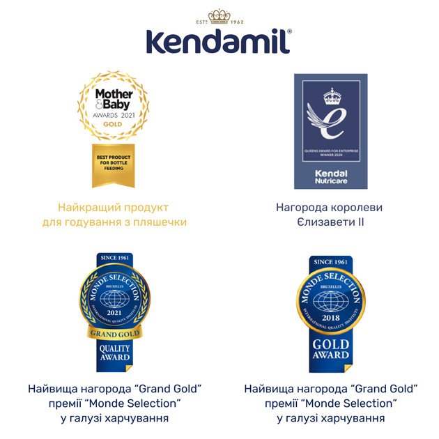 Суха молочна суміш Kendamil Classic 1, 0-6 міс., 800 г - зображення 2
