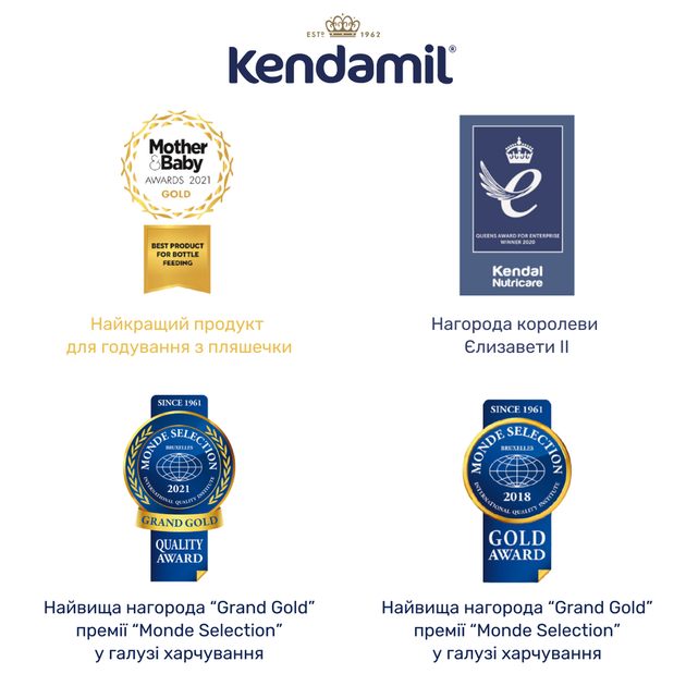 Суха молочна суміш проти кольок і закрепів Kendamil Comfort, 0-12 міс., 800 г - зображення 2