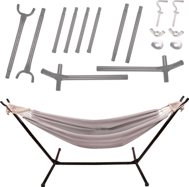 Гамак садовий зі стелажем Kik 247 см (KX3297) - зображення 2