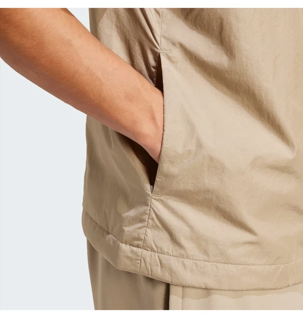 Унісекс жилетка City Escape Utility Vest Beige IS9282 водовідштовхуюча безрукавка на замок бежевого кольору Розмір S - изображение 6