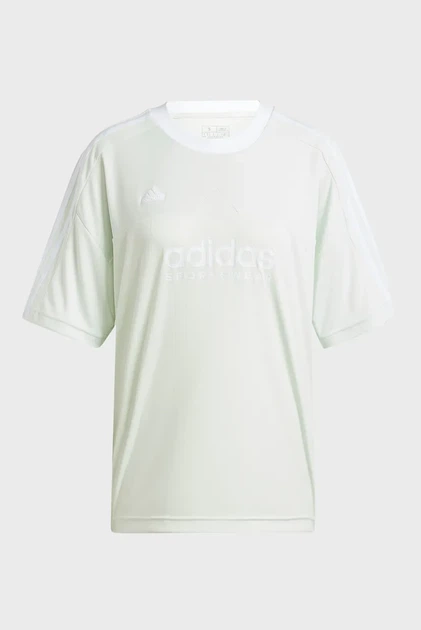 Жіноча спортивна футболка Adidas Tiro Loose мʼятна S - Фото 6 Жіноча спортивна футболка Adidas Tiro Loose мʼятна S - зображення 6