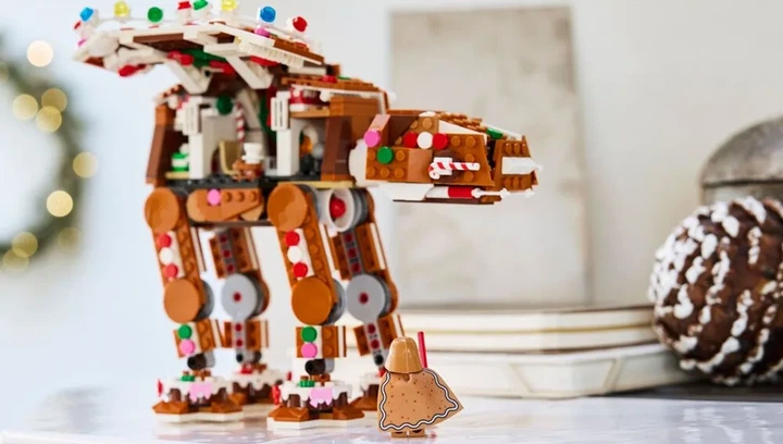 Конструктор «Пряниковий AT-AT 40806» — Різдвяний шагохід у стилі Star Wars, 2025 - зображення 5