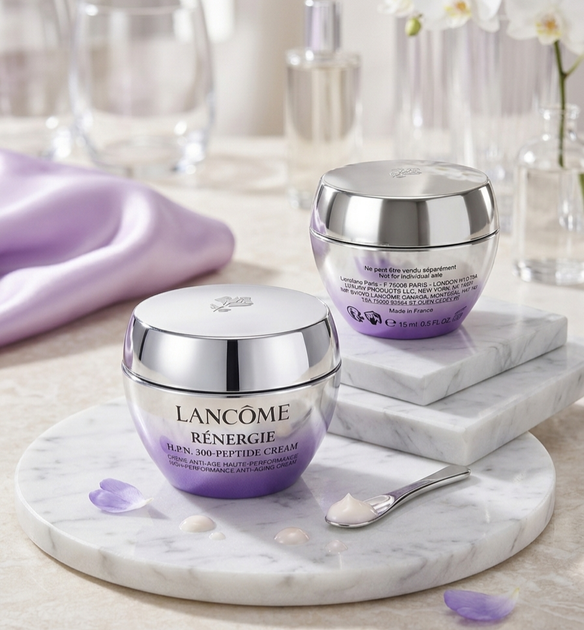 Високоефективний антивіковий крем для шкіри обличчя Lancome Renergie H.P.N. 300-Peptide Cream 15 ml. - зображення 4