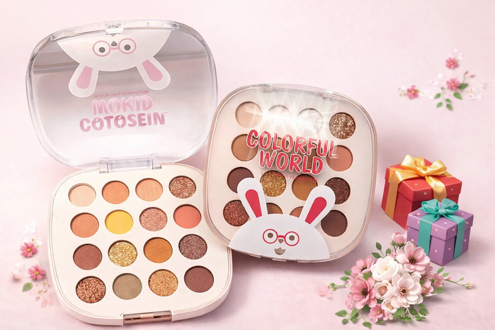 Детская косметика для девочек Тени для век Colorful World igoodco lk2836 - 16 цветов - Фото 1 Детская косметика для девочек Тени для век Colorful World igoodco lk2836 - 16 цветов - изображение 1
