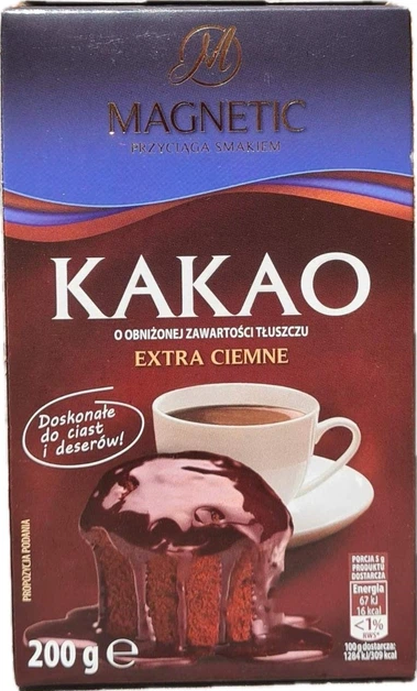 Какао Magnetic Extra Ciemne 200г - Фото 1 Какао Magnetic Extra Ciemne 200г - зображення 1