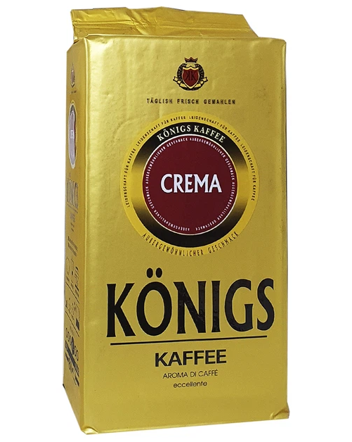Кофе молотый Konigs Crema 500г - Фото 1 Кофе молотый Konigs Crema 500г - изображение 1