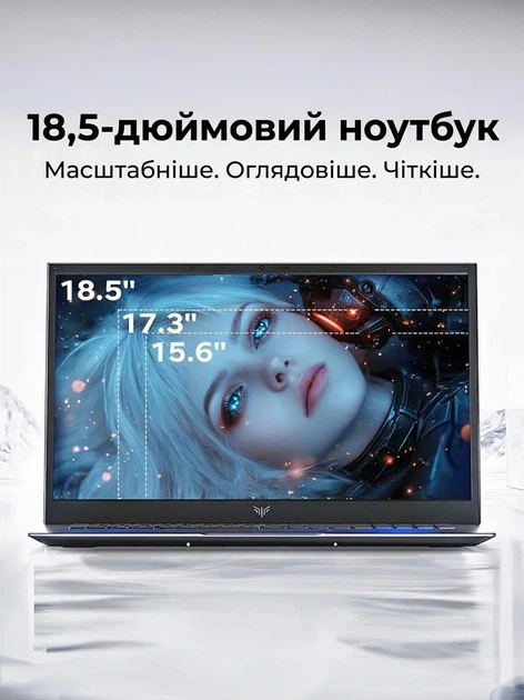Ноутбук 18.5" ACEMAGIC AX18 Intel N150 RAM 16GB SSD 512GB Windows 11 (UKR) Б/В - зображення 4
