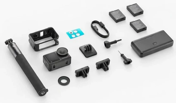 Экшн-камера DJI Osmo Action 4 Adventure Combo / 10Мп / 4К / 240fps / Wi-Fi / Bluetooth / Влагозащищенная / Черная (100586921) - Уценка - изображение 5
