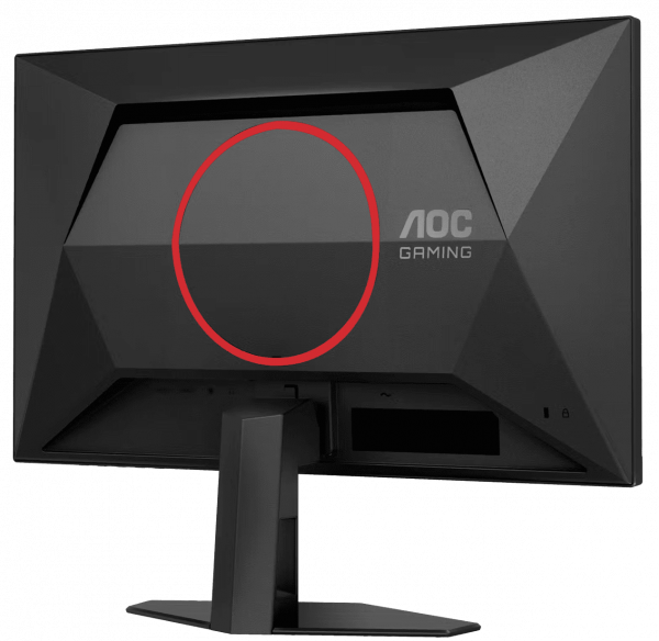 Монітор 23.8" aoc 24g4zre Black/Red - зображення 7
