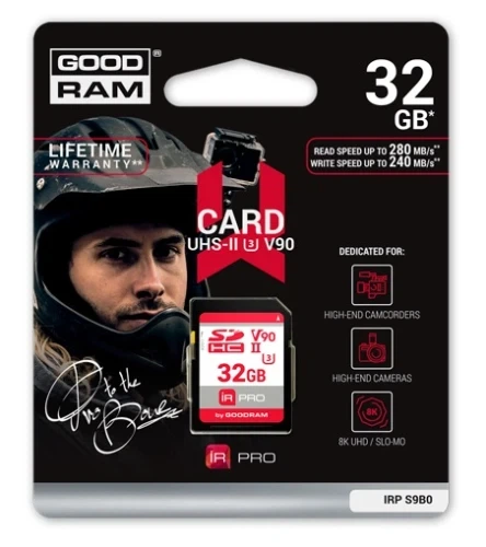 Карта памяти SDHC, 32Gb, Goodram IRDM PRO S9B0 (IRP-S9B0-0320R11) - изображение 4
