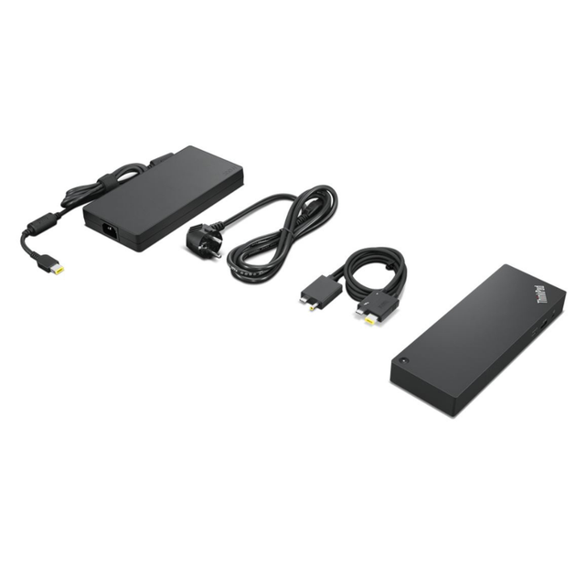 Док-станція Lenovo ThinkPad Thunderbolt 4 WorkStation Dock 4xUSB 3.2 2xDP 1xHDMI LAN AUX Black (40B00300EU) - Фото 6 Док-станція Lenovo ThinkPad Thunderbolt 4 WorkStation Dock 4xUSB 3.2 2xDP 1xHDMI LAN AUX Black (40B00300EU) - зображення 6