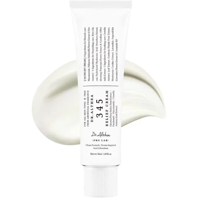 Крем для обличчя Dr.Althea 345 Relief Cream 50 ml. - Фото 3 Крем для обличчя Dr.Althea 345 Relief Cream 50 ml. - зображення 3