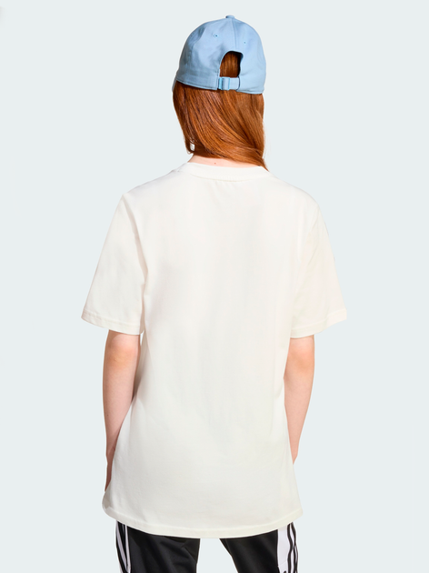Подростковая футболка Adidas Tee IX5266 146 см Cloud White (4067893607613) - изображение 3