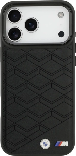 Etui BMW M Shape Logo MagSafe do Apple iPhone 17 Pro Max Black (BMHMP17X25PCSSPK) - obraz 3