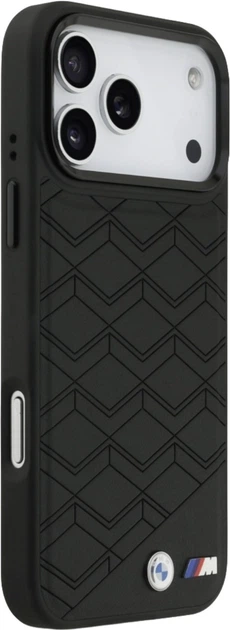 Etui BMW M Shape Logo MagSafe do Apple iPhone 17 Pro Max Black (BMHMP17X25PCSSPK) - obraz 4