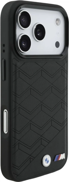 Etui BMW M Shape Logo MagSafe do Apple iPhone 17 Pro Black (BMHMP17L25PCSSPK) - obraz 4