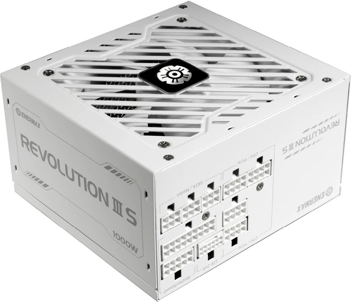 Zasilacz Enermax Revolution III S 1000W ATX 3.1 White (ERV1000P-AHP-W) - obraz 1