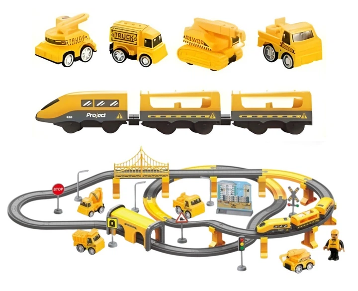 Kolejka elektryczna Woopie Pendolino 92 elementy (5906280657437) - obraz 2