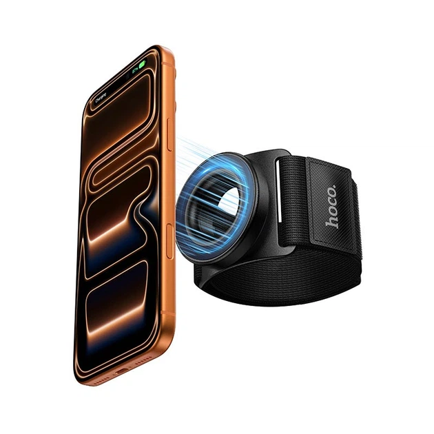 Тримач на руку магнітний HOCO wrist armband magnetic mobile phone holder GT20 - Фото 1 Тримач на руку магнітний HOCO wrist armband magnetic mobile phone holder GT20 - зображення 1