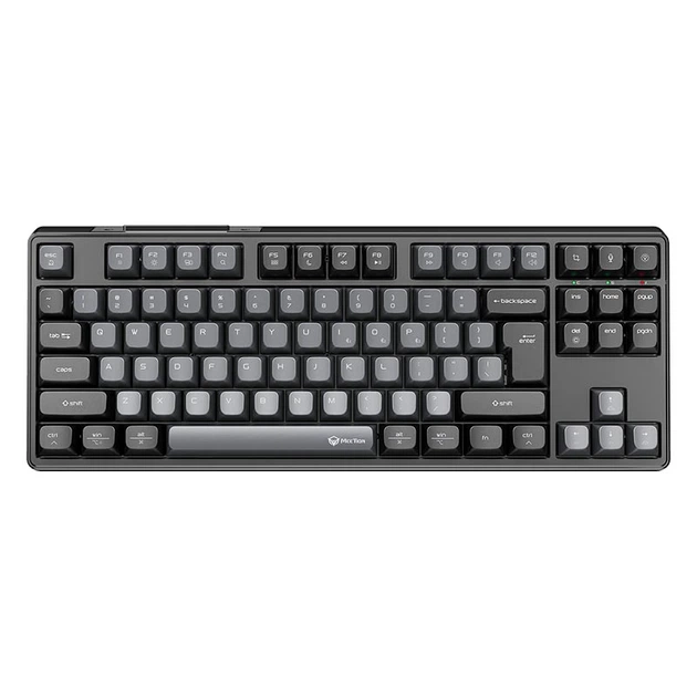 Ігрова клавіатура Meetion Tri-Mode RGB Backlit Mechanical Keyboard MK14 |BT5.0/2.4G/Wired| (UA/ru/EN Layouts) Black - зображення 2
