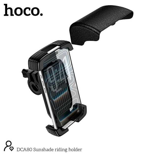 Держатель HOCO Sunshade riding holder DCA80 Black - изображение 3