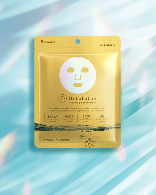 Сывороточная маска с 5-ALA кислотой LuLuLun Retuning Serum Mask 5 шт (4580794012343) - изображение 4