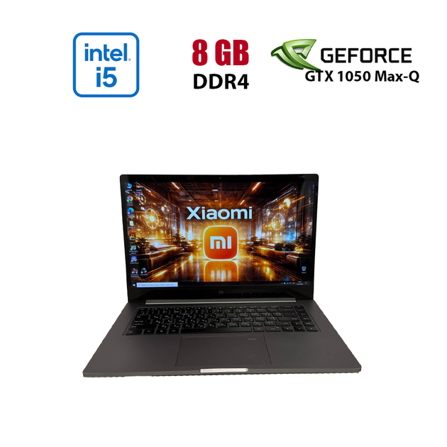 Ігровий ноутбук Xiaomi Timi TM1707 / 15.6" (1920x1080) IPS / Intel Core i5-8250U (4 (8) ядра по 1.6 - 3.4 GHz) / 8 GB DDR4 / 256 GB SSD / nVidia GeForce GTX 1050 Max-Q, 4 GB GDDR5, 128-bit / WebCam б/в - Фото 1 Ігровий ноутбук Xiaomi Timi TM1707 / 15.6" (1920x1080) IPS / Intel Core i5-8250U (4 (8) ядра по 1.6 - 3.4 GHz) / 8 GB DDR4 / 256 GB SSD / nVidia GeForce GTX 1050 Max-Q, 4 GB GDDR5, 128-bit / WebCam б/в - зображення 1