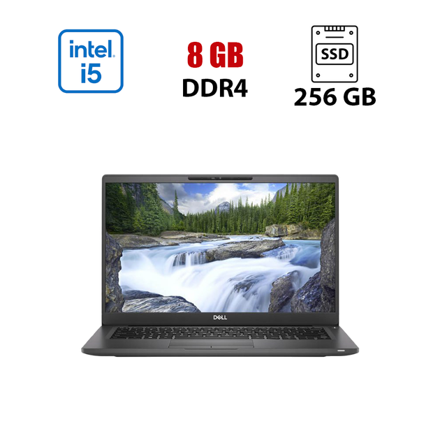 Ультрабук Dell Latitude 7390 / 13.3" (1920x1080) IPS / Intel Core i5-8365U (4 (8) ядра по 1.6 - 4.1 GHz) / 8 GB DDR4 / 256 GB SSD / Intel UHD Graphics 620 / WebCam б/у - Фото 1 Ультрабук Dell Latitude 7390 / 13.3" (1920x1080) IPS / Intel Core i5-8365U (4 (8) ядра по 1.6 - 4.1 GHz) / 8 GB DDR4 / 256 GB SSD / Intel UHD Graphics 620 / WebCam б/у - изображение 1