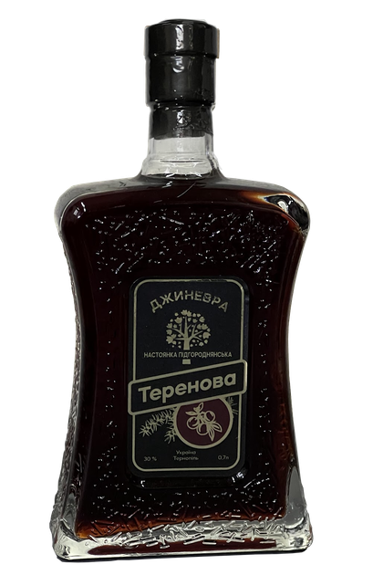 Джиневра Терновая “Настойка Пидгороднянская” ягодный джин 30% 0.7 л - изображение 2