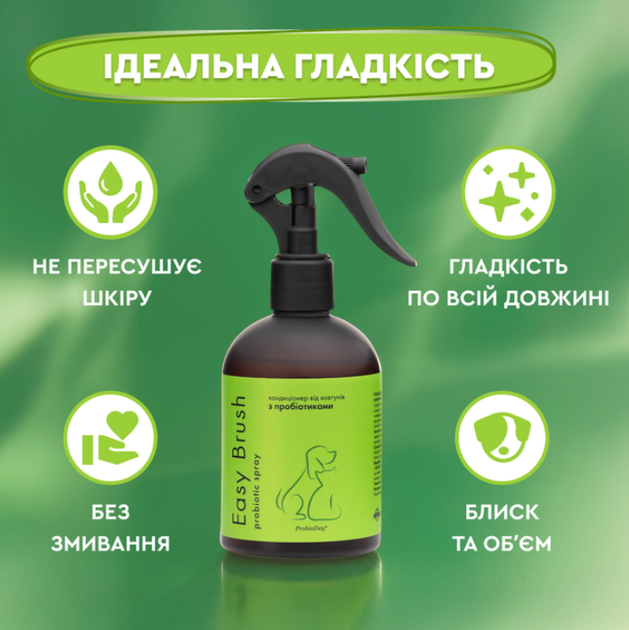 Кондиционер спрей от колтунов для легкого расчесывания с пробиотиками Easy Brush от ProbioDay, 250мл - изображение 3