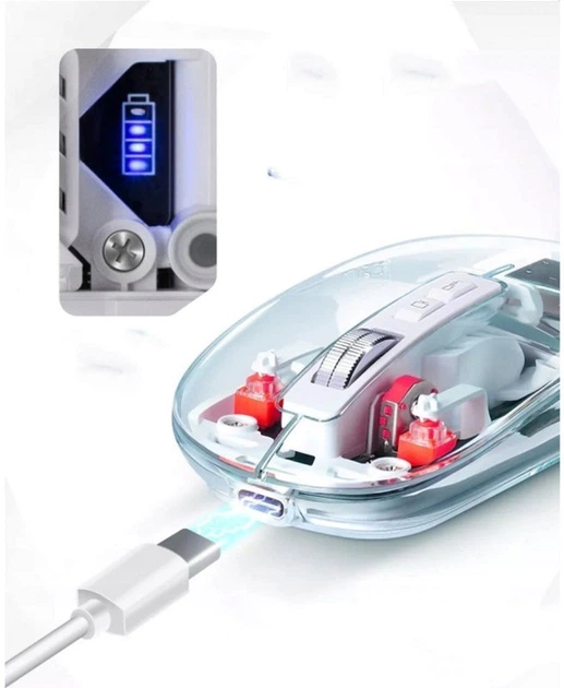 Mysz Defender IXES MM-999 Wireless/Bluetooth Silent (4745090825008) - obraz 7