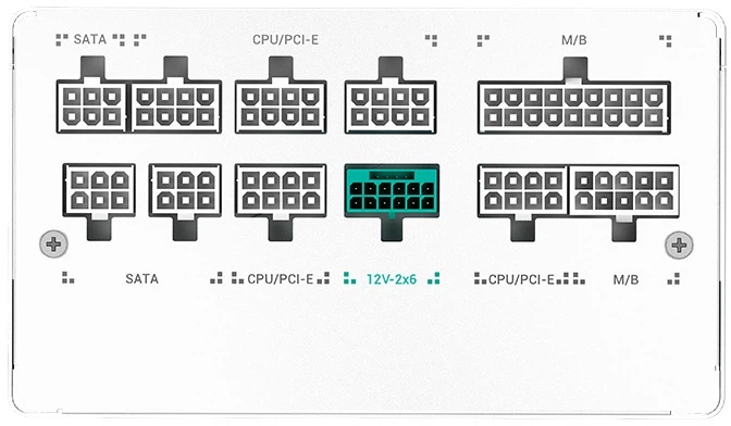 Блок живлення DeepCool PN750M WH 750W (R-PN750M-FC0W-EU) - зображення 2
