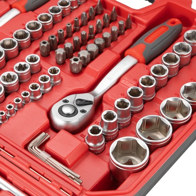 Набір інструментів 1/2" & 3/8" & 1/4" 181 од INTERTOOL (ET-9181) - зображення 9