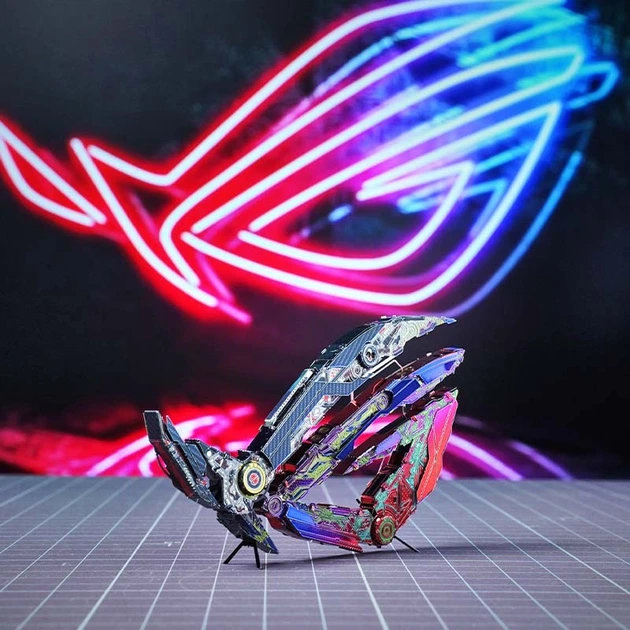 Конструктор металевий Metalhead Asus Rog Logo (кольоровий) - Фото 3 Конструктор металевий Metalhead Asus Rog Logo (кольоровий) - зображення 3