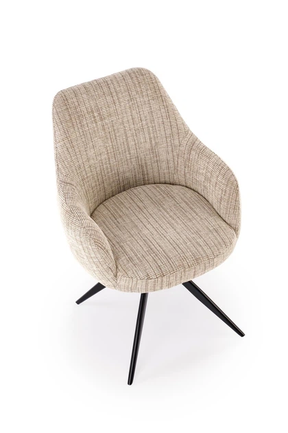 Krzesło do kuchni i salonu Halmar K564 obrotowe Beżowe (V-CH-K/564-KR-BEŻOWY) (5905248136373) - obraz 3