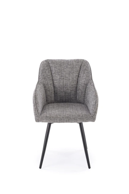 Krzesło do kuchni i salonu Halmar K576 obrotowe Popielate (V-CH-K/576-KR-POPIELATY) (5905248135949) - obraz 4