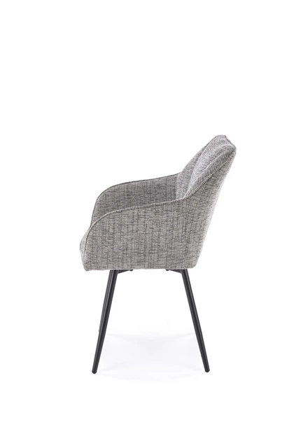 Krzesło do kuchni i salonu Halmar K576 obrotowe Popielate (V-CH-K/576-KR-POPIELATY) (5905248135949) - obraz 5