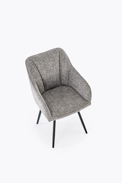 Krzesło do kuchni i salonu Halmar K576 obrotowe Popielate (V-CH-K/576-KR-POPIELATY) (5905248135949) - obraz 8