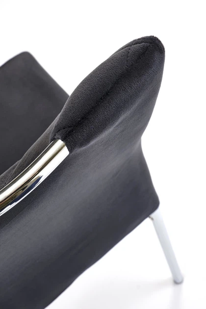 Krzesło do kuchni i salonu Halmar K202 Czarno-srebrne ( V-CH-K/578-KR-CZARNY) (5905248136045) - obraz 10