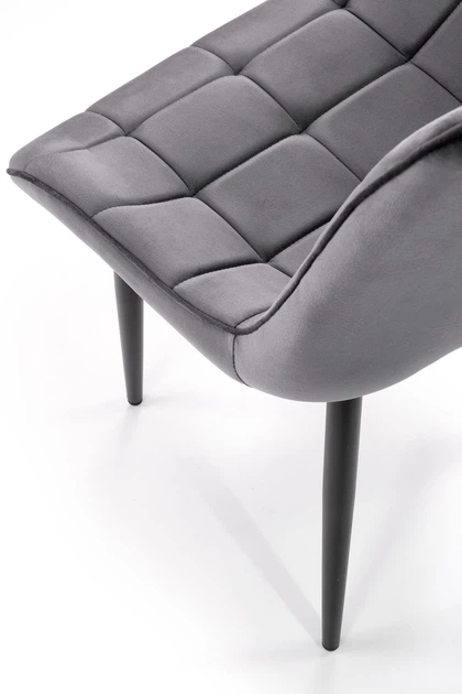 Стілець для кухні та вітальні Halmar K580 Сірий (попелястий) (V-CH-K/580-KR-POPIELATY) (5905248136106) - зображення 10