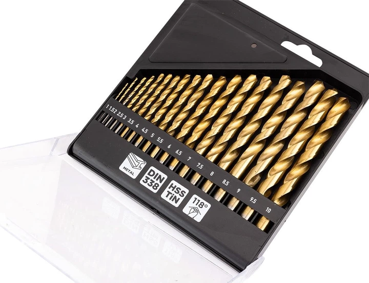 Набір свердел по металу Graphite 19 шт. (5902062113924) - зображення 2