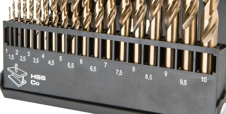 Набір свердел по металу Neo Tools 19 шт. (5906692009084) - зображення 3